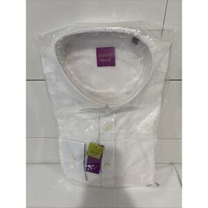 Ferrell Reed Dress Shirt NWT White Button Down 16.5